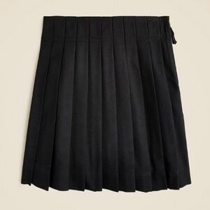 Crewcuts Girls Black Pleated Twill Skirt Uniform Size 5 NWT